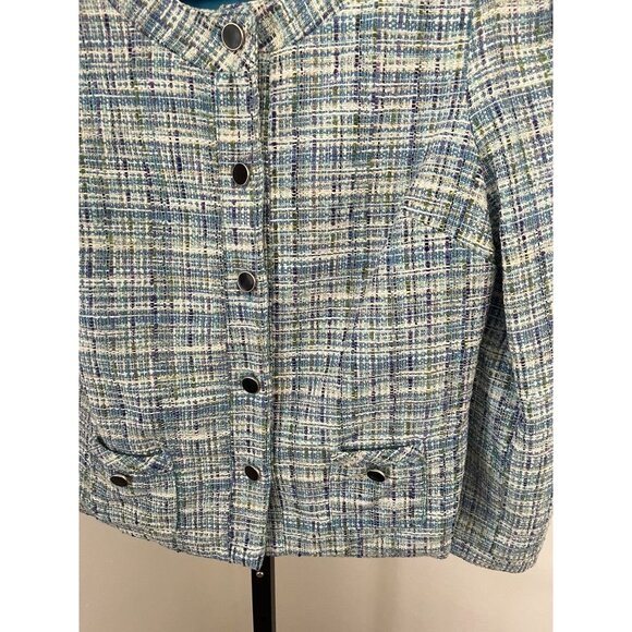 EUC NY Collection Womens Tweed Jacket - Picture 4 of 8